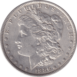 1886 MORGAN DOLLAR USA PHILADEPHIA MINT - SILVER WORLD COINS - Cambridgeshire Coins