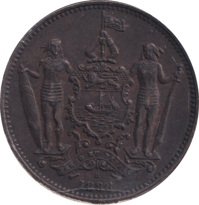 1886 ONE CENT NORTH BORNEO - WORLD COINS - Cambridgeshire Coins