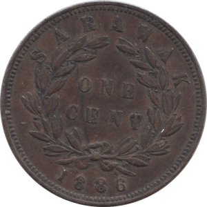 1886 ONE CENT USA - WORLD COINS - Cambridgeshire Coins