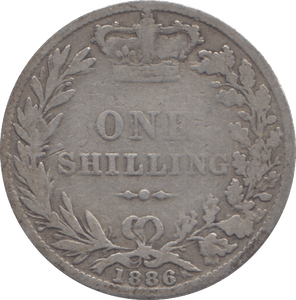 1886 ONE SHILLING ( FINE ) - SHILLING - Cambridgeshire Coins