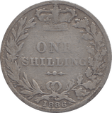 1886 ONE SHILLING ( FINE ) - SHILLING - Cambridgeshire Coins