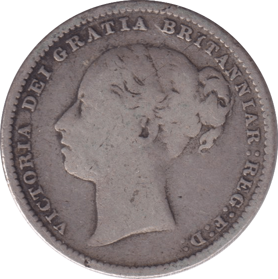 1886 SHILLING ( F ) - Shilling - Cambridgeshire Coins