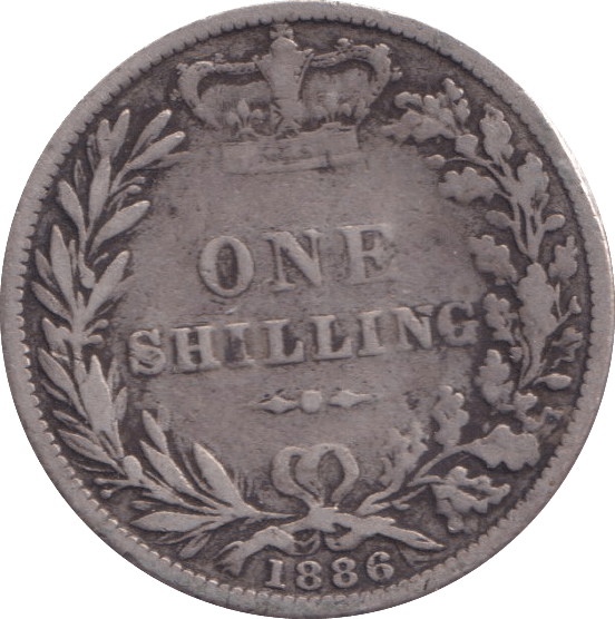 1886 SHILLING ( F ) - Shilling - Cambridgeshire Coins