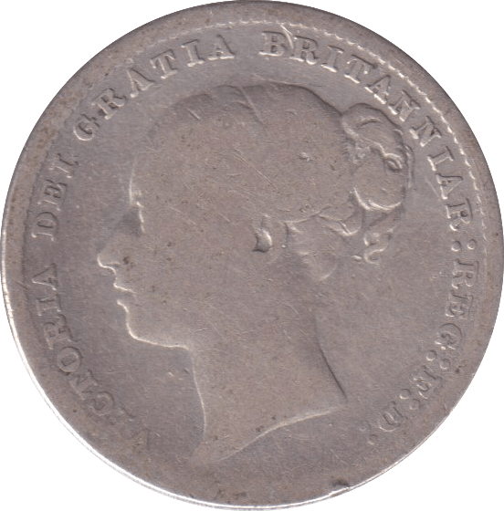 1886 SHILLING ( F ) - Shilling - Cambridgeshire Coins