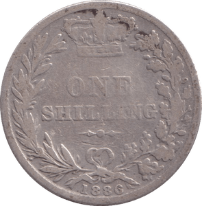 1886 SHILLING ( F ) - Shilling - Cambridgeshire Coins