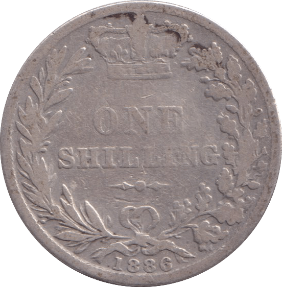 1886 SHILLING ( F ) - Shilling - Cambridgeshire Coins
