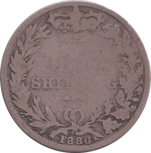 1886 SHILLING ( FAIR ) - SHILLING - Cambridgeshire Coins