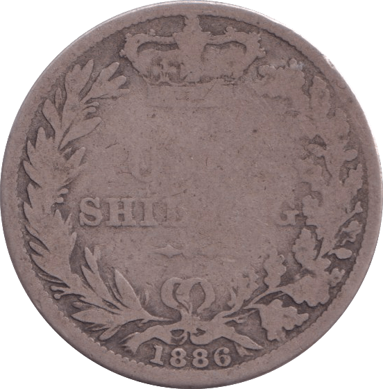 1886 SHILLING ( FAIR ) - SHILLING - Cambridgeshire Coins