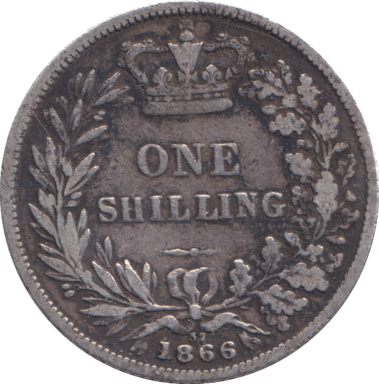 1886 SHILLING ( FINE ) DIE 57 - SHILLING - Cambridgeshire Coins