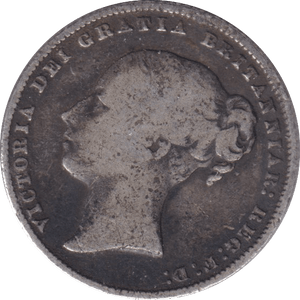 1886 SHILLING ( FINE ) DIE 57 - SHILLING - Cambridgeshire Coins