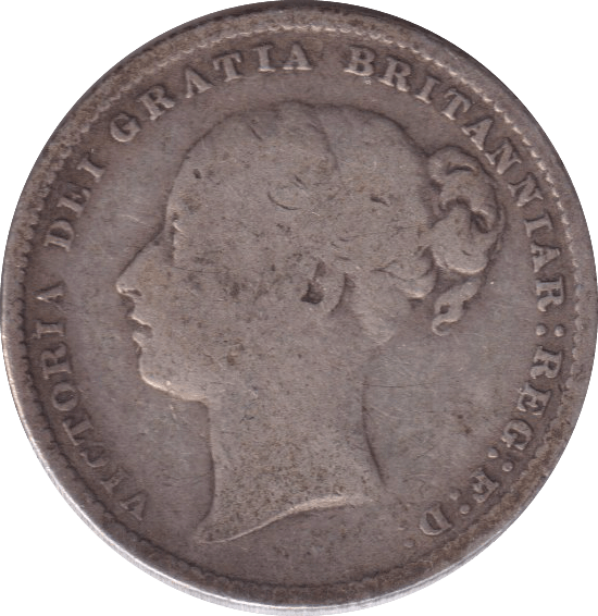 1886 SHILLING ( FINE ) - SHILLING - Cambridgeshire Coins