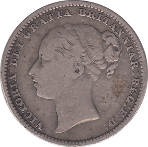 1886 SHILLING ( FINE ) - SHILLING - Cambridgeshire Coins