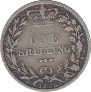 1886 SHILLING ( FINE ) - SHILLING - Cambridgeshire Coins