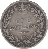 1886 SHILLING ( FINE ) - SHILLING - Cambridgeshire Coins