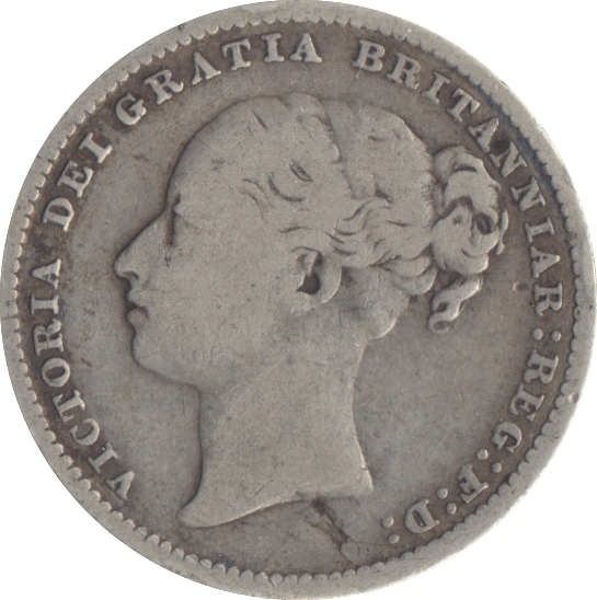 1886 SHILLING ( FINE ) - SHILLING - Cambridgeshire Coins