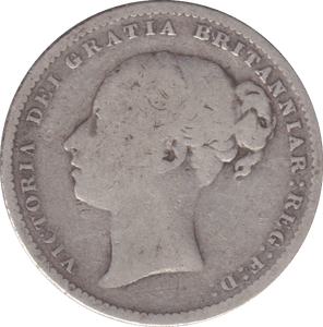 1886 SHILLING ( NF ) - SHILLING - Cambridgeshire Coins