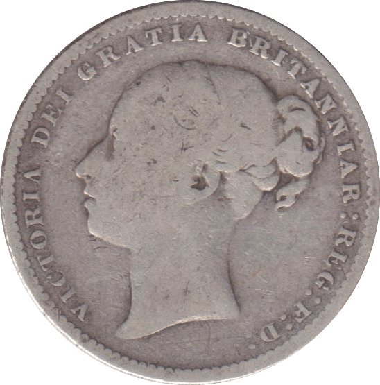 1886 SHILLING ( NF ) - SHILLING - Cambridgeshire Coins