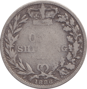 1886 SHILLING ( NF ) - SHILLING - Cambridgeshire Coins