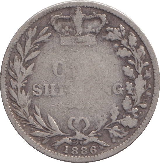 1886 SHILLING ( NF ) - SHILLING - Cambridgeshire Coins