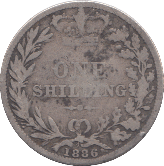 1886 SHILLING ( NF ) - SHILLING - Cambridgeshire Coins