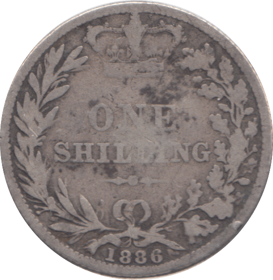1886 SHILLING ( NF ) - SHILLING - Cambridgeshire Coins
