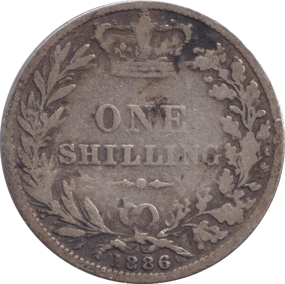 1886 SHILLING ( NF ) - SHILLING - Cambridgeshire Coins