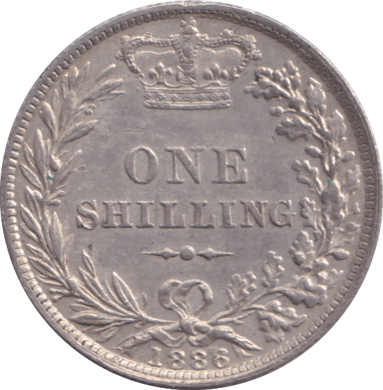 1886 SHILLING ( UNC ) - SHILLING - Cambridgeshire Coins