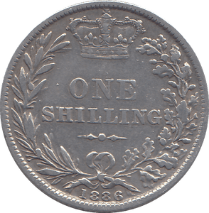 1886 SHILLING ( VF ) - SHILLING - Cambridgeshire Coins
