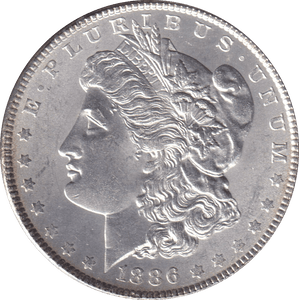 1886 SILVER DOLLAR USA - SILVER WORLD COINS - Cambridgeshire Coins