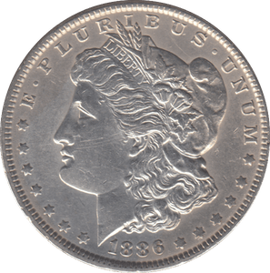 1886 SILVER DOLLAR USA - SILVER WORLD COINS - Cambridgeshire Coins
