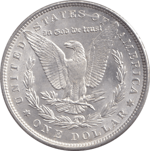 1886 SILVER MORGAN DOLLAR USA 5 - SILVER WORLD COINS - Cambridgeshire Coins
