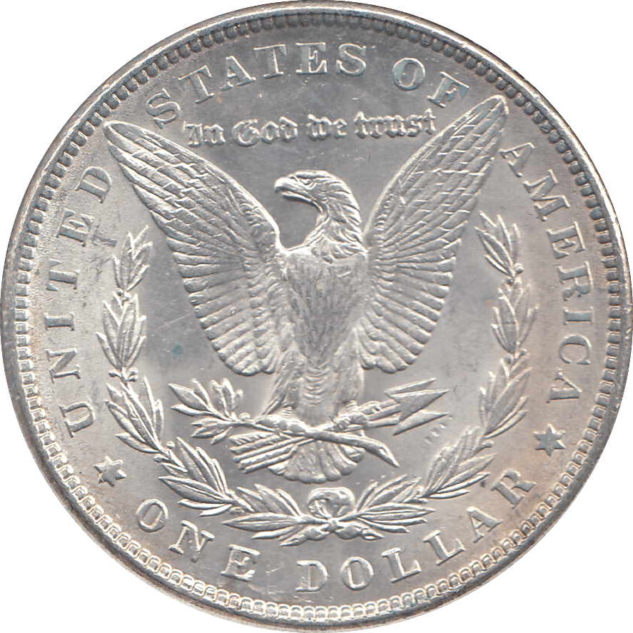 1886 SILVER MORGAN DOLLAR USA PHILADELPHIA MINT 1 - SILVER WORLD COINS - Cambridgeshire Coins