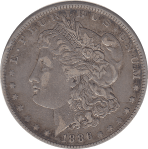 1886 SILVER NEW ORLEANS ONE MORGAN DOLLAR USA - SILVER WORLD COINS - Cambridgeshire Coins