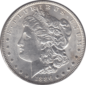 1886 SILVER ONE DOLLAR USA - SILVER WORLD COINS - Cambridgeshire Coins