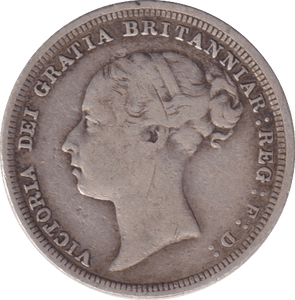1886 SIXPENCE ( GF ) - SIXPENCE - Cambridgeshire Coins