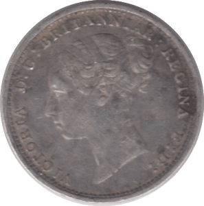 1886 THREE PENCE ( GF ) - Threepence - Cambridgeshire Coins