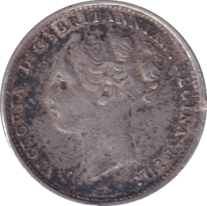 1886 THREEPENCE ( EF ) - Threepence - Cambridgeshire Coins