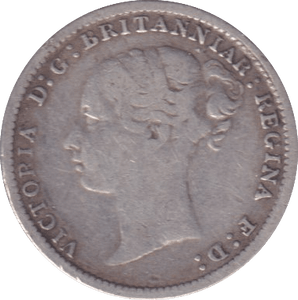 1886 THREEPENCE ( FINE ) - Threepence - Cambridgeshire Coins