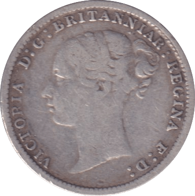 1886 THREEPENCE ( FINE ) - Threepence - Cambridgeshire Coins