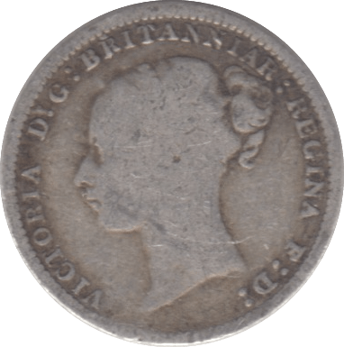 1886 THREEPENCE ( FINE ) - THREEPENCE - Cambridgeshire Coins
