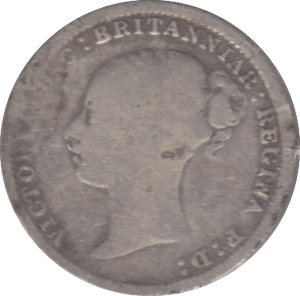 1886 THREEPENCE ( FINE ) - THREEPENCE - Cambridgeshire Coins