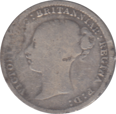 1886 THREEPENCE ( FINE ) - THREEPENCE - Cambridgeshire Coins