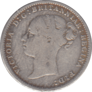 1886 THREEPENCE ( FINE ) - THREEPENCE - Cambridgeshire Coins