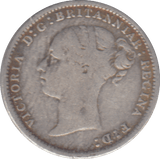 1886 THREEPENCE ( FINE ) - THREEPENCE - Cambridgeshire Coins