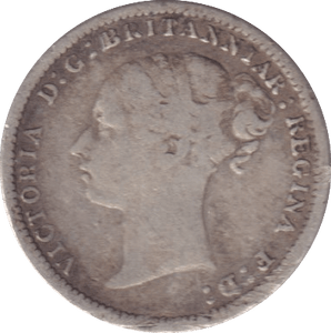 1886 THREEPENCE ( FINE ) - Threepence - Cambridgeshire Coins