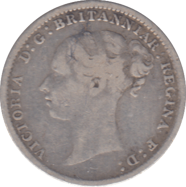1886 THREEPENCE ( FINE ) - THREEPENCE - Cambridgeshire Coins