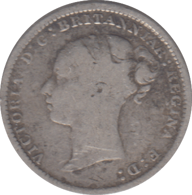 1886 THREEPENCE ( FINE ) - THREEPENCE - Cambridgeshire Coins