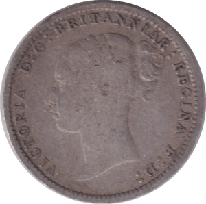 1886 THREEPENCE ( FINE ) - WORLD COINS - Cambridgeshire Coins