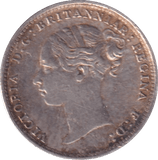 1886 THREEPENCE ( GVF ) 2 - Threepence - Cambridgeshire Coins