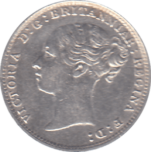 1886 THREEPENCE ( GVF ) - THREEPENCE - Cambridgeshire Coins